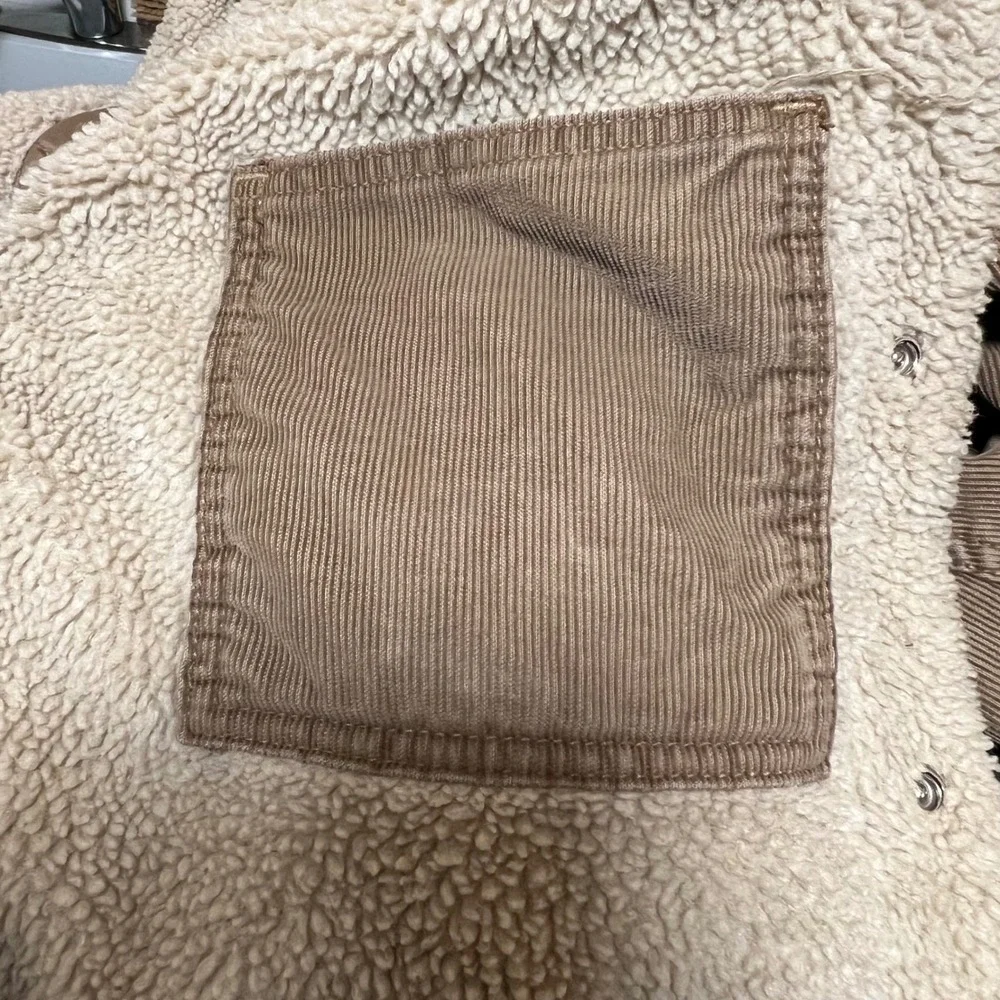 Levi's 70520 Corduroy Sherpa Trucker Jacket  Retro Workwear Western Brown Size M - Picture 9 of 13